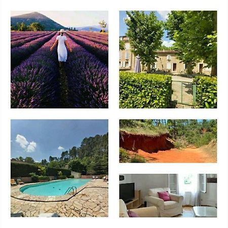 Eblouissant Appartement Au Calme D'Une Residence Avec Piscine Idealement Situe Au Pied Du Colorado Provencal Dans Le Prestigieux Luberon Rustrel Buitenkant foto